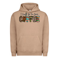 Pigment Burro i could go for some coffee Urban Hoodie - CowhideDigitalArt