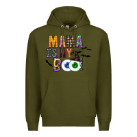 Army Green Mama is my Boo Premium Hoodie - CowhideDigitalArt