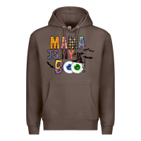 Coffee Mama is my Boo Premium Hoodie - CowhideDigitalArt