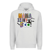 Dove Grey Mama is my Boo Premium Hoodie - CowhideDigitalArt