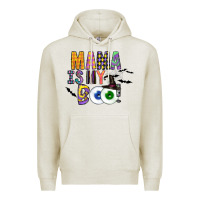 Oatmeal Heather Mama is my Boo Premium Hoodie - CowhideDigitalArt