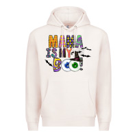 Pale Pink Mama is my Boo Premium Hoodie - CowhideDigitalArt