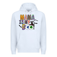 White Mama is my Boo Premium Hoodie - CowhideDigitalArt