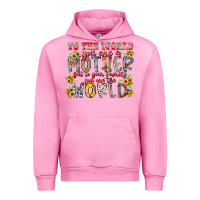 Fuchsia Pink mother world Urban Hoodie - RacoonDesign