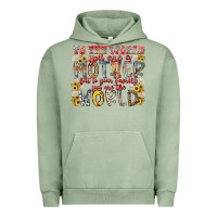 Pigment Oil Green mother world Urban Hoodie - RacoonDesign