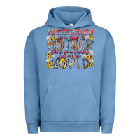 Pigment Pebble Blue mother world Urban Hoodie - RacoonDesign