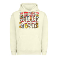Pigment Pistachio mother world Urban Hoodie - RacoonDesign