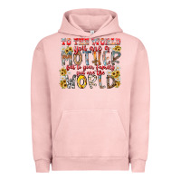 Pigment Salmon mother world Urban Hoodie - RacoonDesign