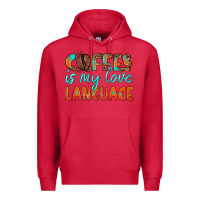 Cardinal coffee is my love language Premium Hoodie - HRA Design Shop