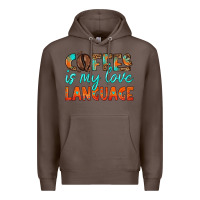 Coffee coffee is my love language Premium Hoodie - HRA Design Shop