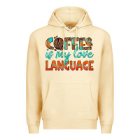 Pina Colada coffee is my love language Premium Hoodie - HRA Design Shop