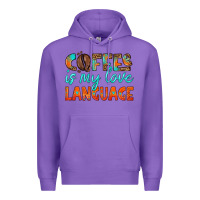 Purple coffee is my love language Premium Hoodie - HRA Design Shop