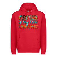 Red coffee is my love language Premium Hoodie - HRA Design Shop