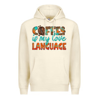 Sandshell coffee is my love language Premium Hoodie - HRA Design Shop