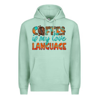 Seafoam coffee is my love language Premium Hoodie - HRA Design Shop