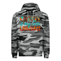 Slate Camo coffee is my love language Premium Hoodie - HRA Design Shop