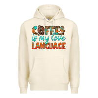 Tofu coffee is my love language Premium Hoodie - HRA Design Shop