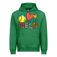 Emerald my heart is on that field softball Urban Hoodie - HRA Design Shop