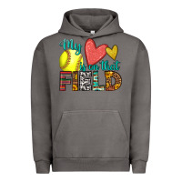 Pigment Tornado my heart is on that field softball Urban Hoodie - HRA Design Shop