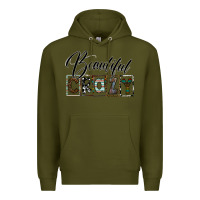 Army Green beatiful crazy Premium Hoodie - SublimationCraftShop