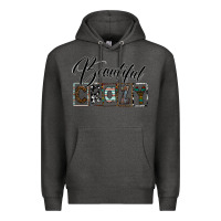 Charcoal Heather beatiful crazy Premium Hoodie - SublimationCraftShop