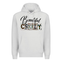 Dove Grey beatiful crazy Premium Hoodie - SublimationCraftShop