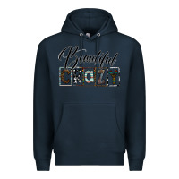 Navy beatiful crazy Premium Hoodie - SublimationCraftShop