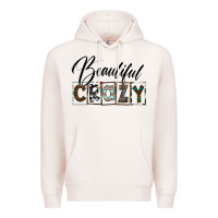 Pale Pink beatiful crazy Premium Hoodie - SublimationCraftShop