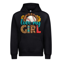 Black love my girl baseball Urban Hoodie - HRA Design Shop