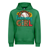 Emerald love my girl baseball Urban Hoodie - HRA Design Shop