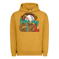 Pigment Peanut Butter love my girl baseball Urban Hoodie - HRA Design Shop