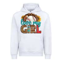 White love my girl baseball Urban Hoodie - HRA Design Shop