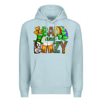 Blue Mist Bad and boozy st. patricks day Premium Hoodie - Neo Western