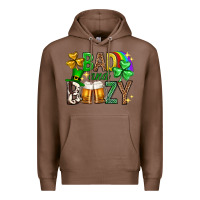 Chestnut Bad and boozy st. patricks day Premium Hoodie - Neo Western