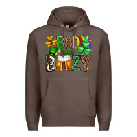 Coffee Bad and boozy st. patricks day Premium Hoodie - Neo Western