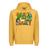 Mustard Bad and boozy st. patricks day Premium Hoodie - Neo Western