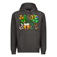 Smoke Bad and boozy st. patricks day Premium Hoodie - Neo Western