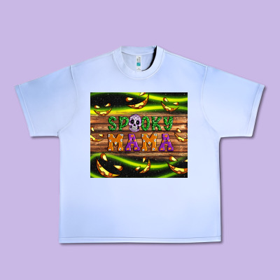 Spooky Mama Urban Heavy Tee Designed By Artiststas