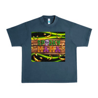 Midnight Navy Spooky mama Urban Heavy Tee - Artiststas
