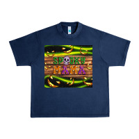 Navy Spooky mama Urban Heavy Tee - Artiststas