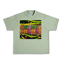 Oil Green Spooky mama Urban Heavy Tee - Artiststas