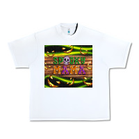 White Spooky mama Urban Heavy Tee - Artiststas