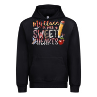 Black my class is full of sweet hearts Urban Hoodie - RacoonDesign