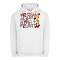 Pigment Lunar Rock my class is full of sweet hearts Urban Hoodie - RacoonDesign