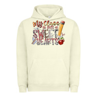 Pigment Pistachio my class is full of sweet hearts Urban Hoodie - RacoonDesign
