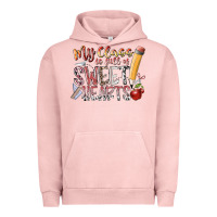 Pigment Salmon my class is full of sweet hearts Urban Hoodie - RacoonDesign