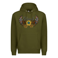 Army Green blessed mom Premium Hoodie - SublimationCraftShop