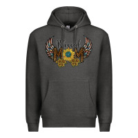 Charcoal Heather blessed mom Premium Hoodie - SublimationCraftShop