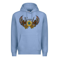 Colony Blue blessed mom Premium Hoodie - SublimationCraftShop