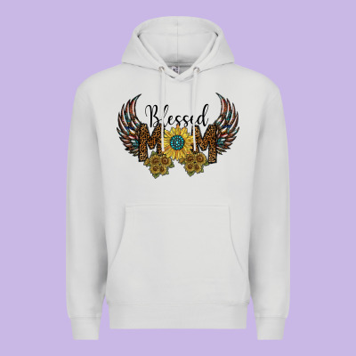 Blessed Mom Premium Hoodie Designed By Sublimationcraftshop